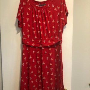 Sailboat Print dress